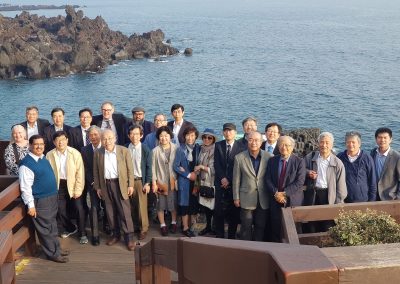 With ACA Steering Committee Members at Jeju Island, South Korea, 2018
